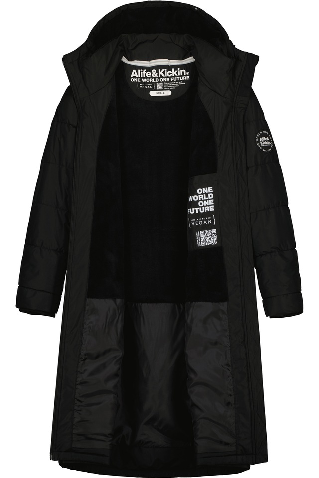 Alife & Kickin Winterjacke »Damen VedaAK A Parka Winterjacke, gefütterte Jacke« Leichter gefütterter Mantel mit weichem Teddyfell Innenfutter