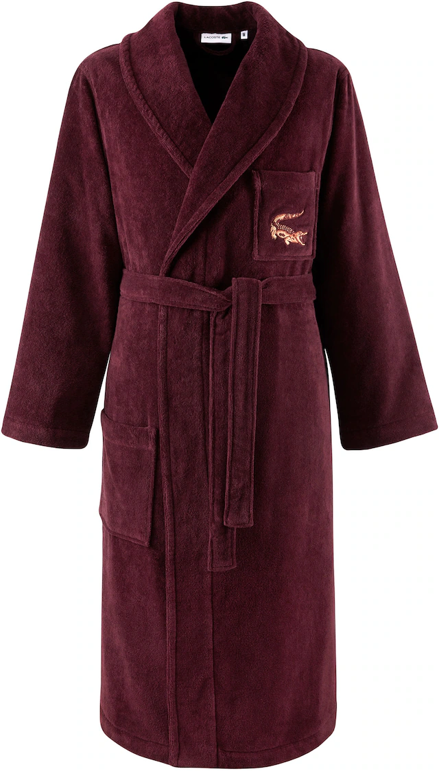 Lacoste Bademantel »LRENE« 1 Stk. mit Logostickerei Lacoste Krokodil