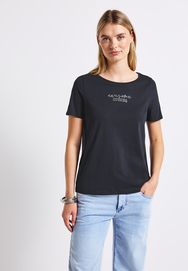 STREET ONE T-Shirt aus reiner Baumwolle