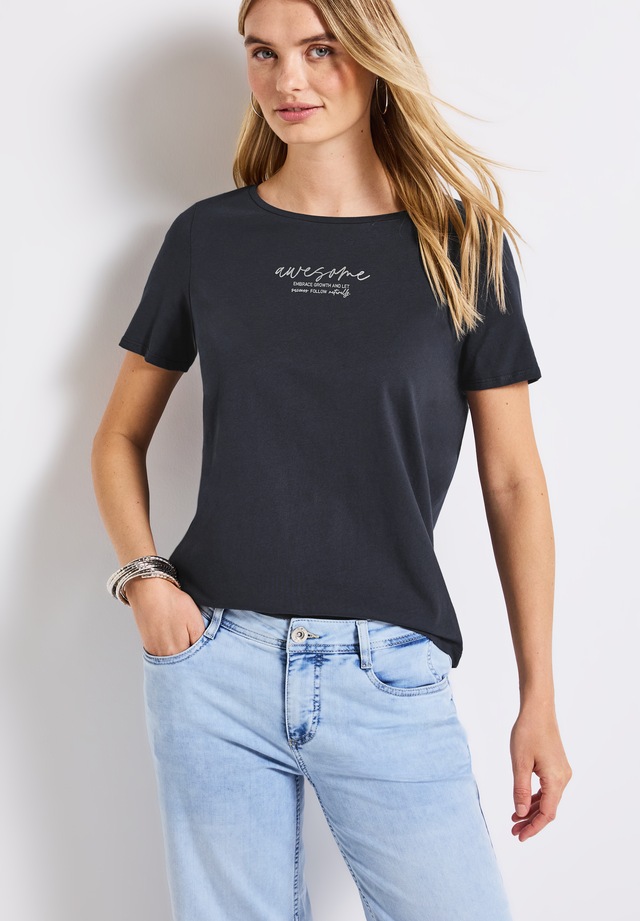 STREET ONE T-Shirt aus reiner Baumwolle