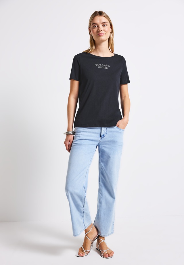 STREET ONE T-Shirt aus reiner Baumwolle