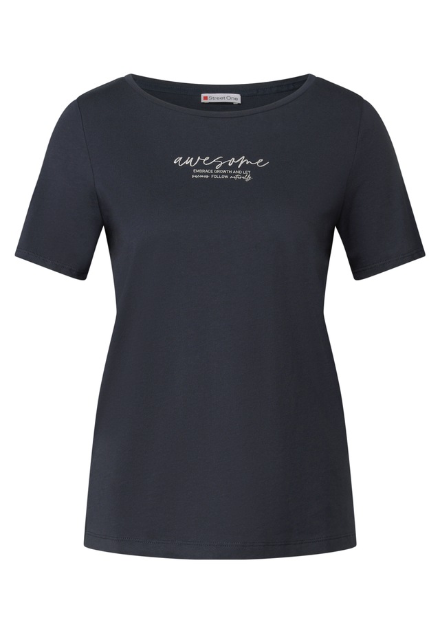 STREET ONE T-Shirt aus reiner Baumwolle