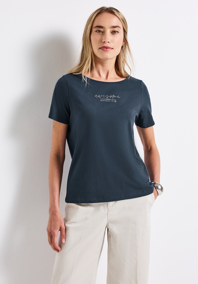 STREET ONE T-Shirt aus reiner Baumwolle