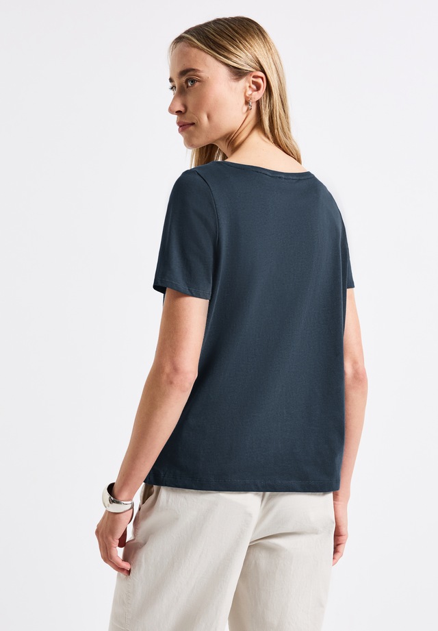 STREET ONE T-Shirt aus reiner Baumwolle