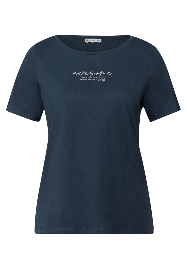 STREET ONE T-Shirt aus reiner Baumwolle