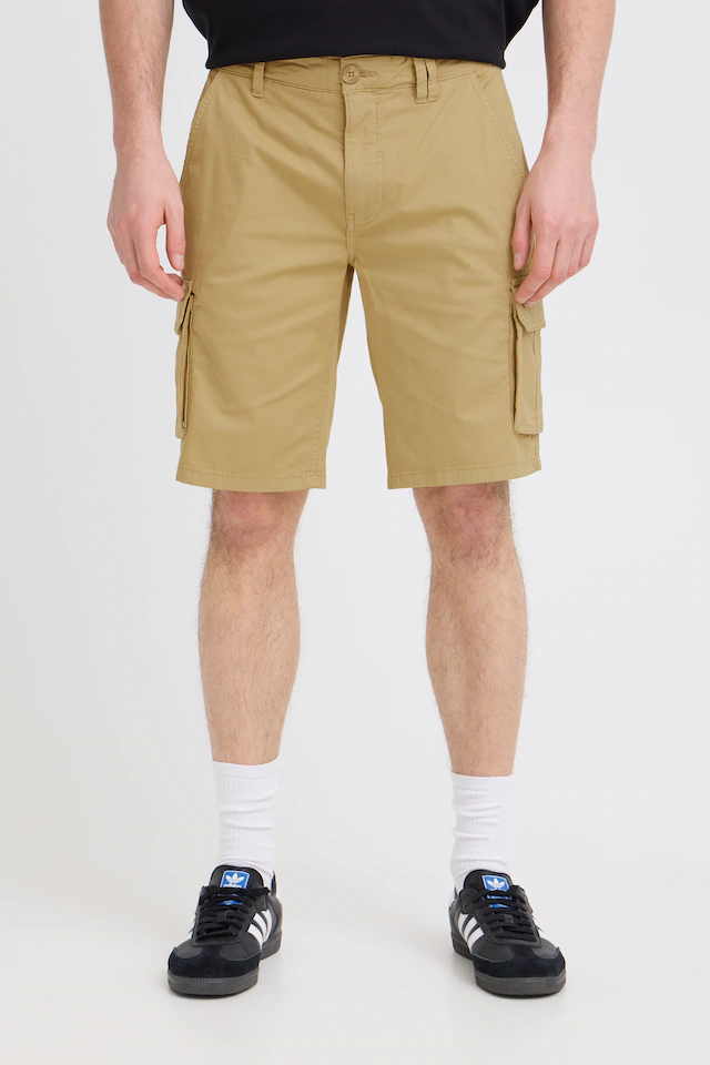 Blend Shorts »BHMORGAN REG CARGO SHORTS« aus Baumwolle und Elasthan, Regular Fit, knielange Schnittform