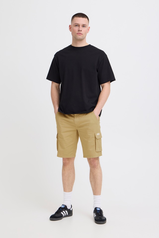 Blend Shorts »BHMORGAN REG CARGO SHORTS« aus Baumwolle und Elasthan, Regular Fit, knielange Schnittform