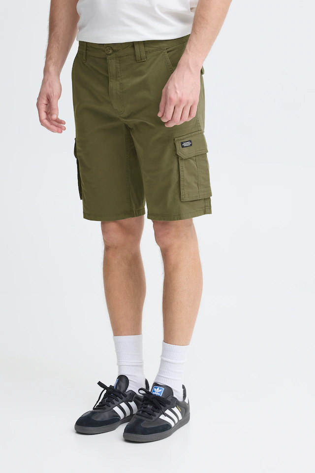 Blend Shorts »BHMORGAN REG CARGO SHORTS« aus Baumwolle und Elasthan, Regular Fit, knielange Schnittform