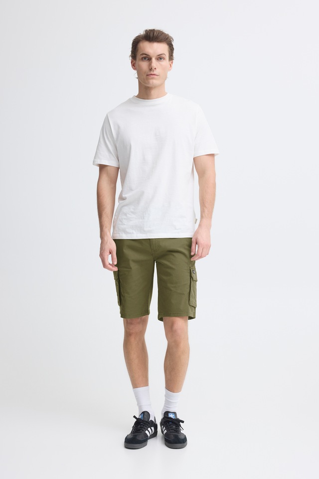 Blend Shorts »BHMORGAN REG CARGO SHORTS« aus Baumwolle und Elasthan, Regular Fit, knielange Schnittform