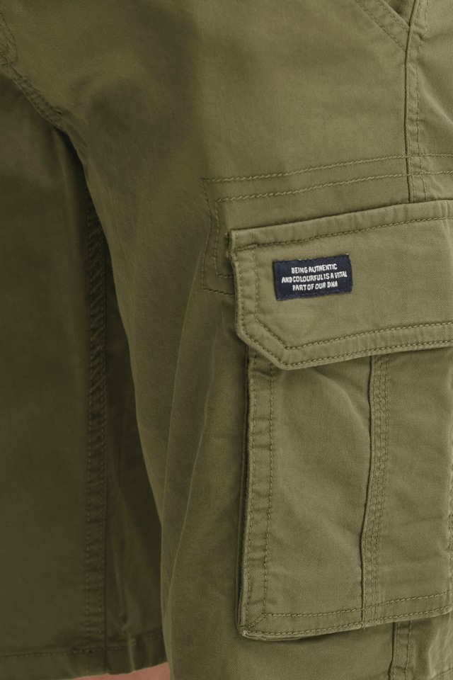 Blend Shorts »BHMORGAN REG CARGO SHORTS« aus Baumwolle und Elasthan, Regular Fit, knielange Schnittform