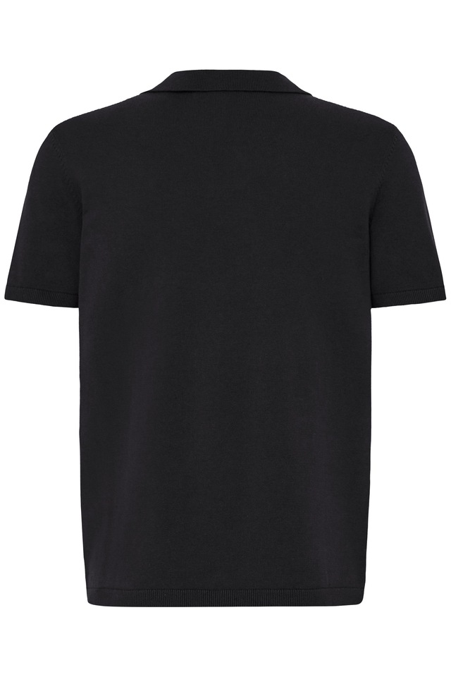 Blend Polokragenpullover »BHBARON SPLIT POLO PPNOOS« aus Baumwolle, Regular Fit, unifarben, Kurzarm, mit V-Ausschnitt