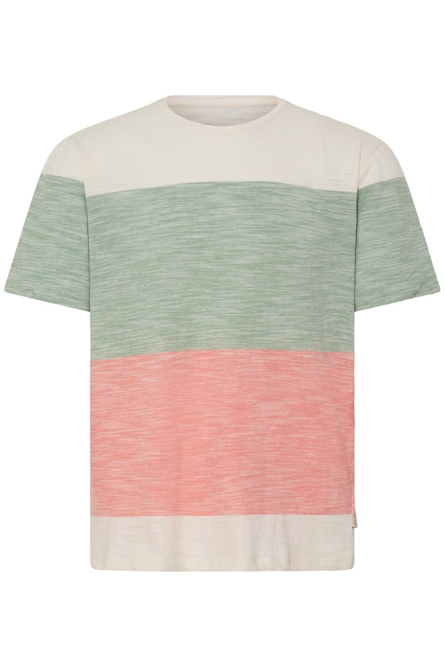 Blend T-Shirt »BHKEITH BLOCK S/S TEE« aus Single Jersey, Regular Fit, mit Rundhalsausschnitt