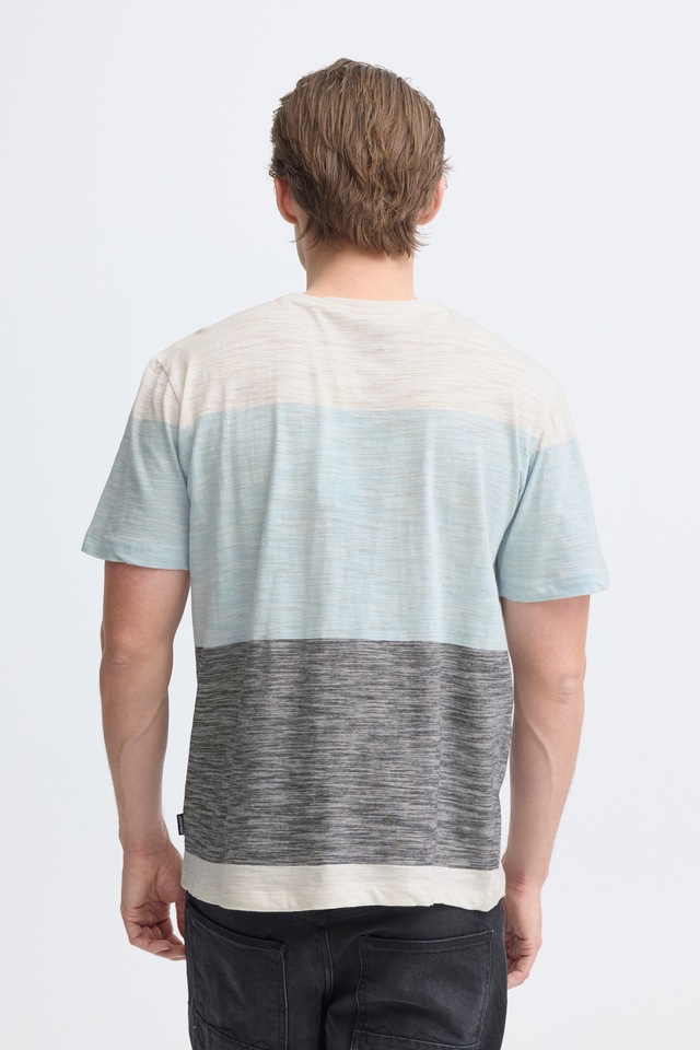 Blend T-Shirt »BHKEITH BLOCK S/S TEE« aus Single Jersey, Regular Fit, mit Rundhalsausschnitt