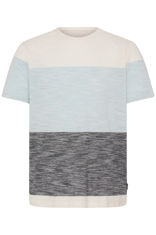 Blend T-Shirt »BHKEITH BLOCK S/S TEE« aus Single Jersey, Regular Fit, mit Rundhalsausschnitt