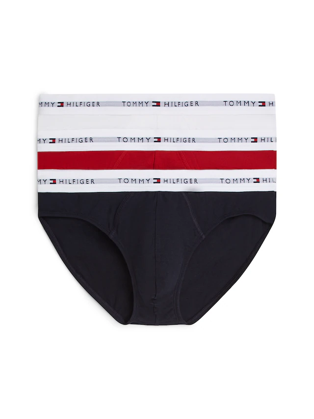 Tommy Hilfiger Underwear Slip 3 Stk. Körpernahe Passform mit elastischem Bund