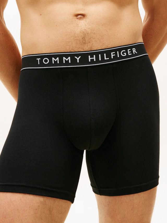 Tommy Hilfiger Underwear Boxer »3P BOXER BRIEF« 3 Stk. mit längerem Bein,