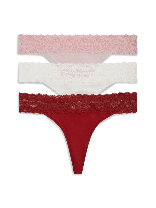 Tommy Hilfiger Underwear 3 Stk. Körpernahe Passform mit elastischem Spitzenbund