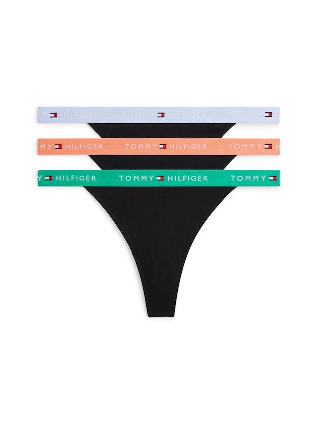 Tommy Hilfiger Underwear Tanga 3 Stk. Körpernahe Passform mit elastischem Bund