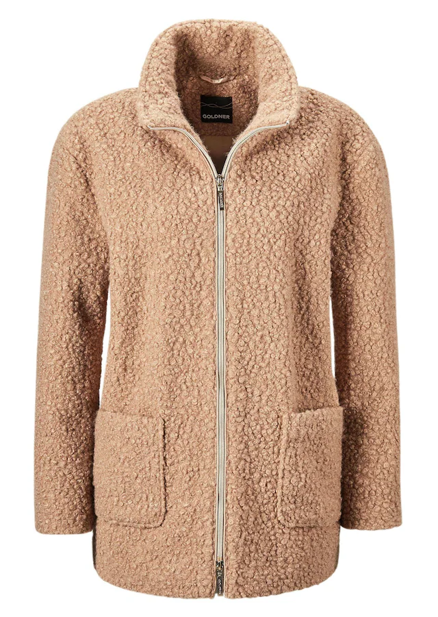 GOLDNER Blouson »Kurzgröße Stilvolle Kurzjacke mit Stehkragen« mit 2 aufgesetzten Taschen
