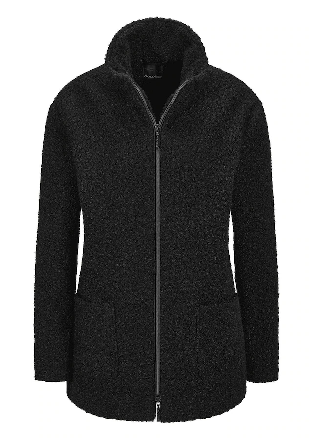 GOLDNER Blouson »Kurzgröße Stilvolle Kurzjacke mit Stehkragen« mit 2 aufgesetzten Taschen