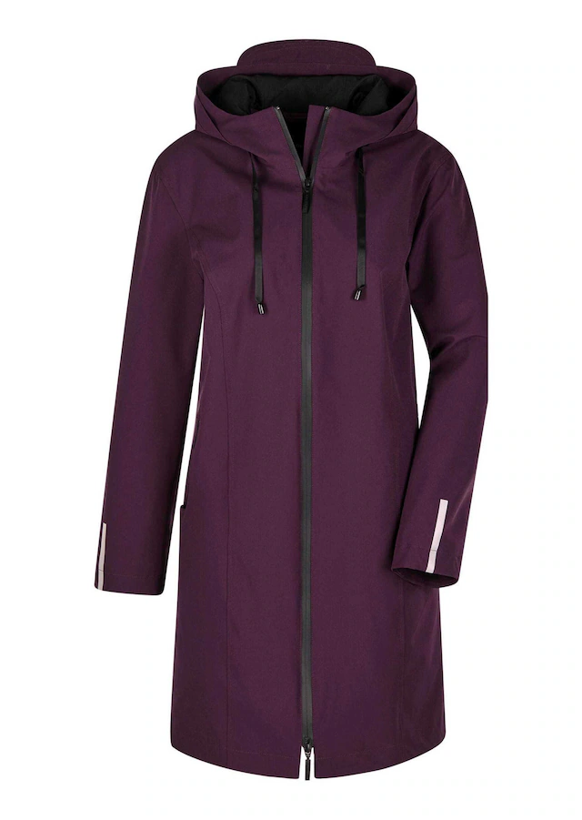 GOLDNER Funktionsjacke »Wetterfeste Regenjacke mit Kapuze« 2-Wege-Reißverschluss