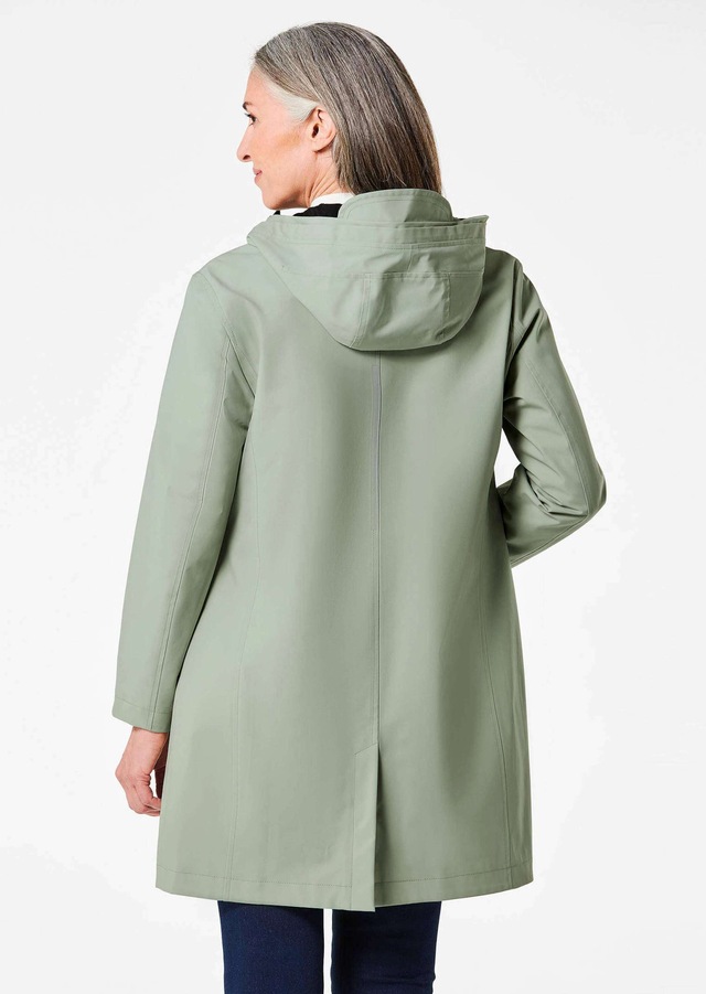 GOLDNER Funktionsjacke »Wetterfeste Regenjacke mit Kapuze« 2-Wege-Reißverschluss