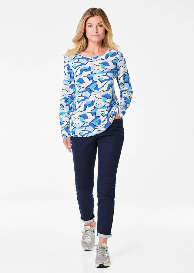 GOLDNER Print-Shirt »Shirt« Kombistarker Druck