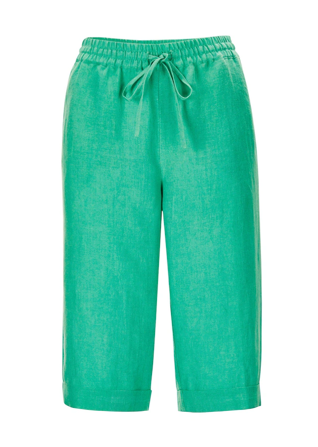 GOLDNER Schlupfhose »Sportliche CARLA Midihose« Mit Bindeband
