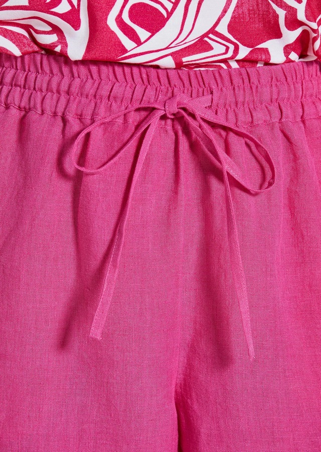 GOLDNER Schlupfhose »Kurzgröße Sportliche CARLA Midihose« Mit Bindeband