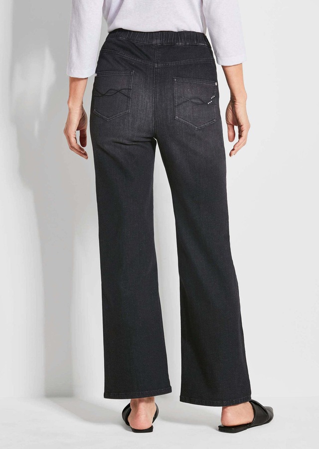 GOLDNER Stretch-Jeans »Kurzgröße Bequeme Jeanshose VERA« runde Eingriffstaschen