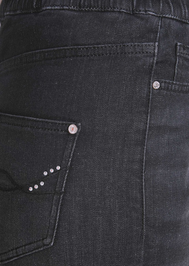 GOLDNER Stretch-Jeans »Kurzgröße Bequeme Jeanshose VERA« runde Eingriffstaschen