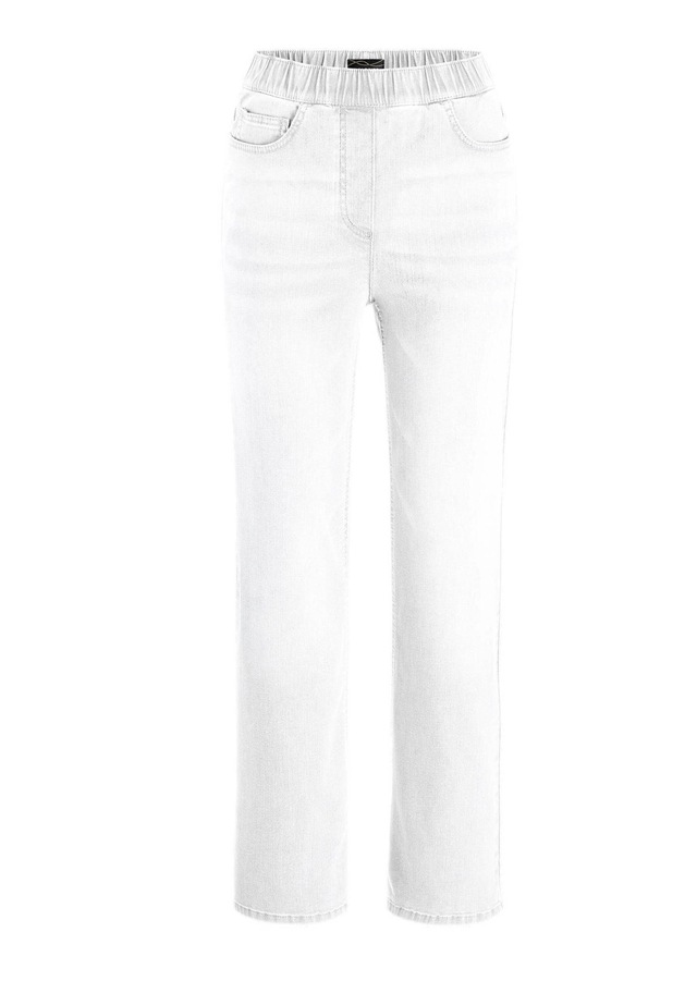 GOLDNER Stretch-Jeans »Kurzgröße Bequeme Jeanshose VERA« runde Eingriffstaschen