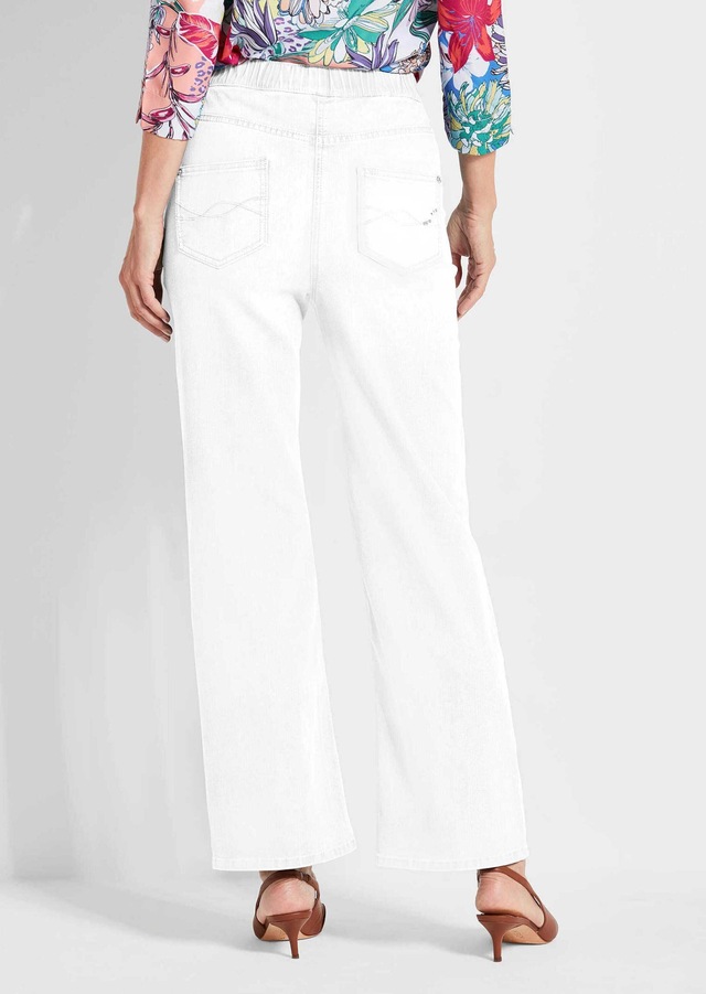 GOLDNER Stretch-Jeans »Kurzgröße Bequeme Jeanshose VERA« runde Eingriffstaschen
