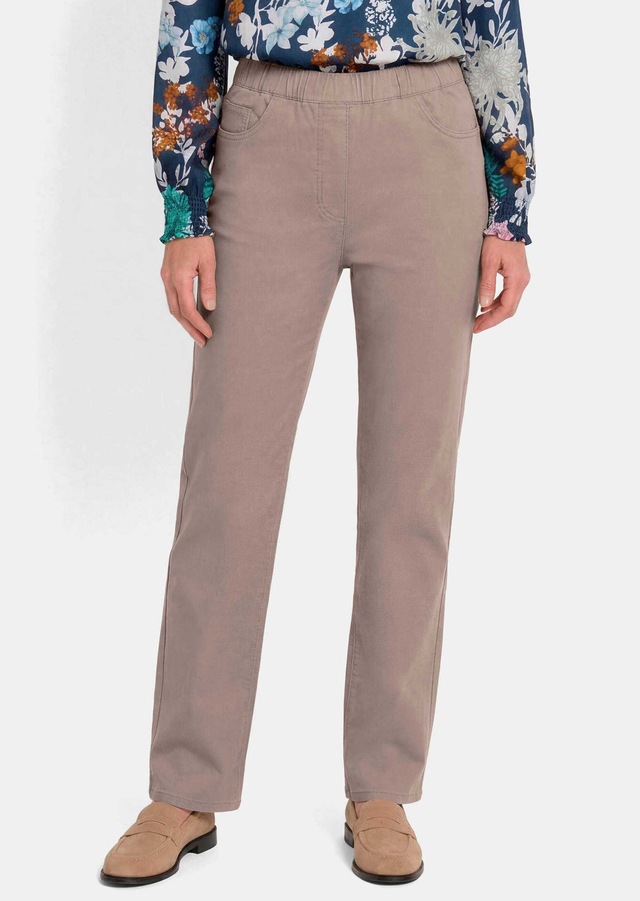 GOLDNER Stretch-Jeans »Kurzgröße Bequeme Jeanshose VERA« runde Eingriffstaschen