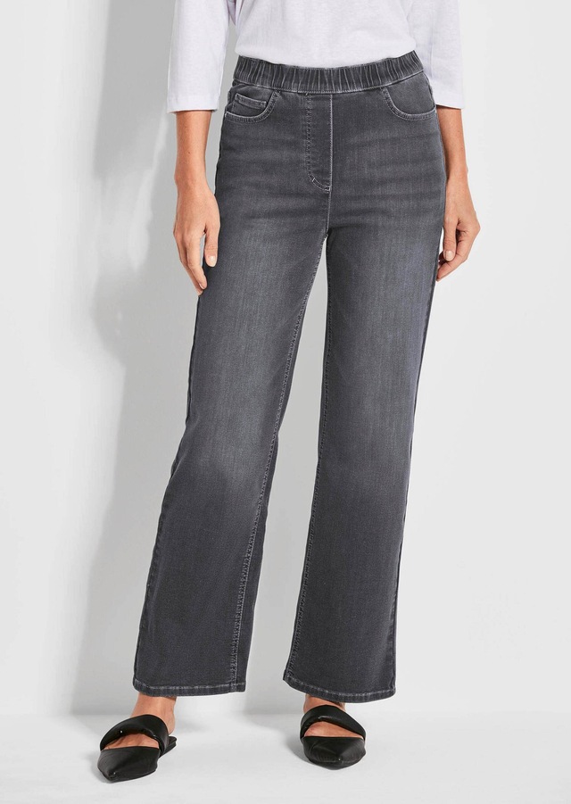 GOLDNER Stretch-Jeans »Bequeme Jeanshose VERA« runde Eingriffstaschen