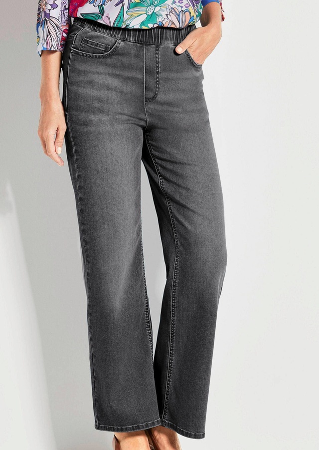 GOLDNER Stretch-Jeans »Bequeme Jeanshose VERA« runde Eingriffstaschen