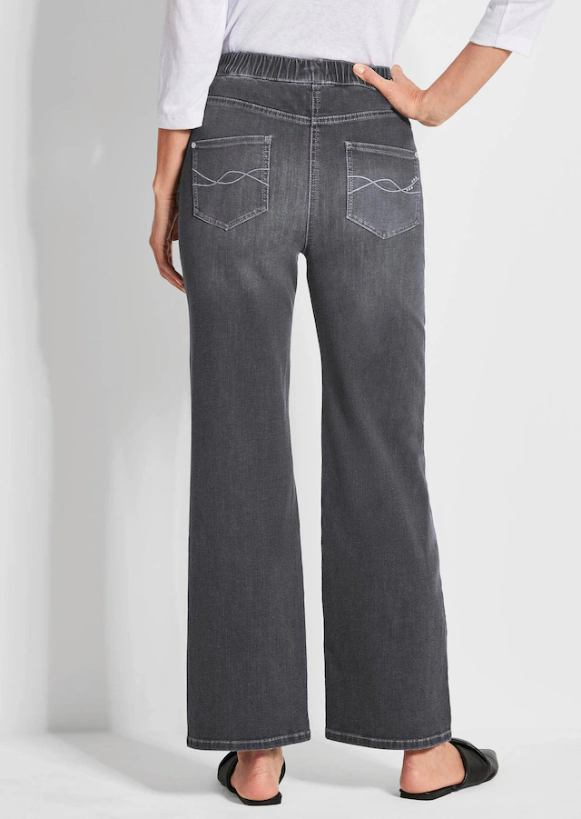 GOLDNER Stretch-Jeans »Bequeme Jeanshose VERA« runde Eingriffstaschen