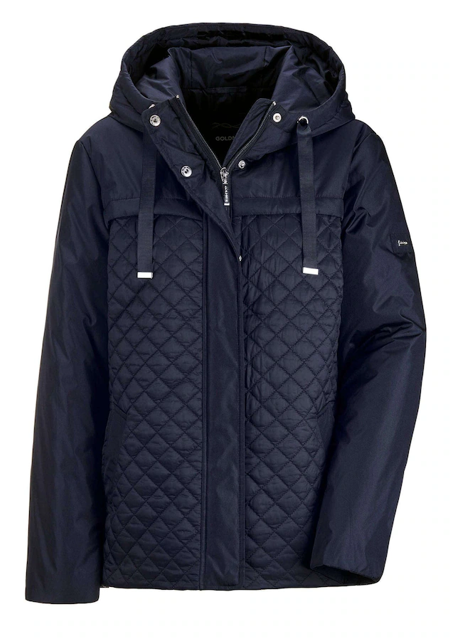 GOLDNER Kurzjacke »Elegante Outdoor-Jacke« Mix aus Stepp und glatten Einsätzen