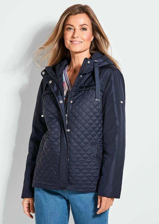 GOLDNER Kurzjacke »Elegante Outdoor-Jacke« Mix aus Stepp und glatten Einsätzen