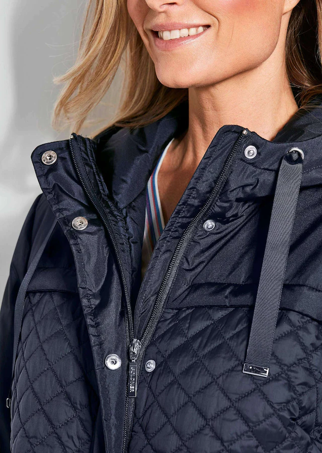 GOLDNER Kurzjacke »Elegante Outdoor-Jacke« Mix aus Stepp und glatten Einsätzen