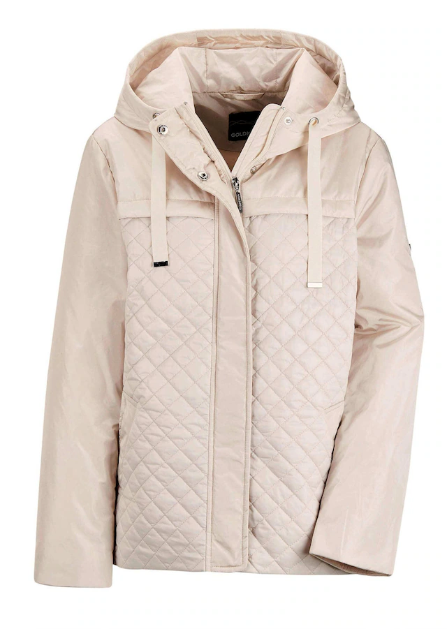 GOLDNER Kurzjacke »Elegante Outdoor-Jacke« Mix aus Stepp und glatten Einsätzen