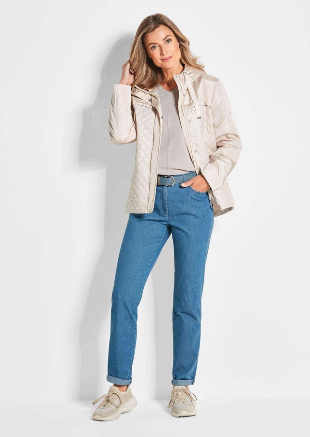 GOLDNER Kurzjacke »Elegante Outdoor-Jacke« Mix aus Stepp und glatten Einsätzen
