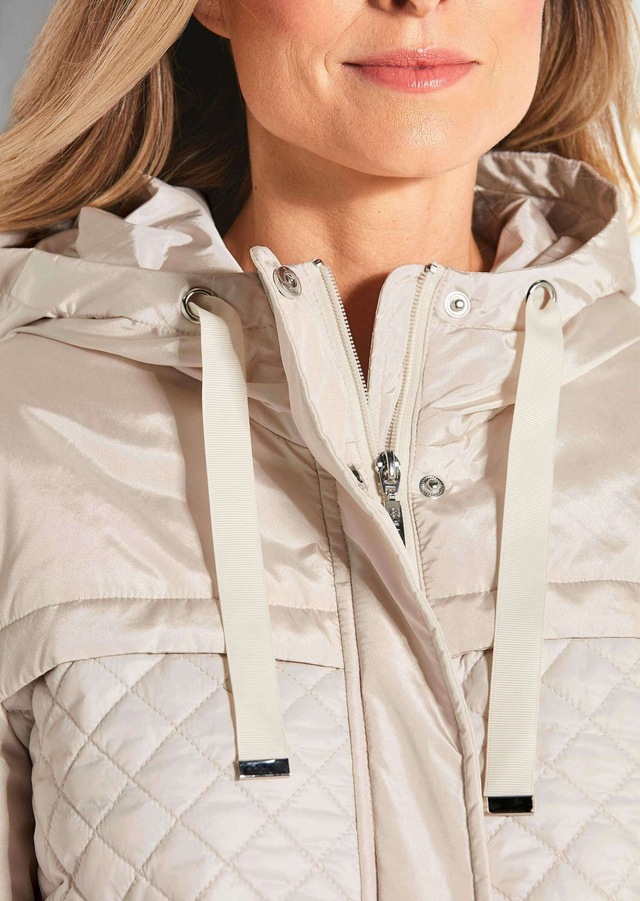 GOLDNER Kurzjacke »Elegante Outdoor-Jacke« Mix aus Stepp und glatten Einsätzen