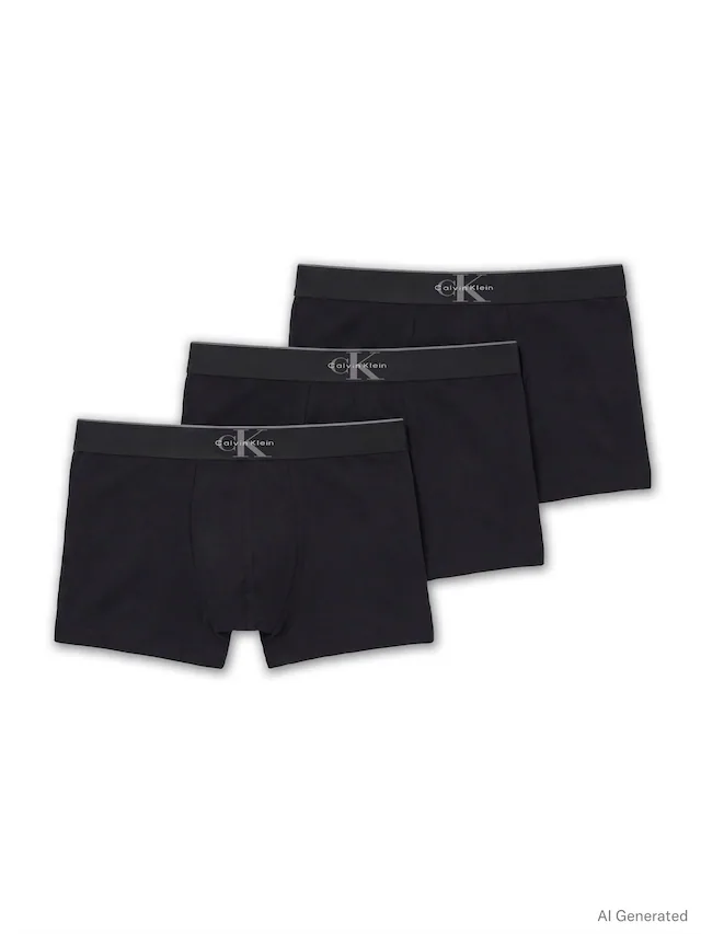 Calvin Klein Underwear Trunk »Trunk 3PK« Packung, 3er-Pack, Körpernahe Passform mit elastischem Bund