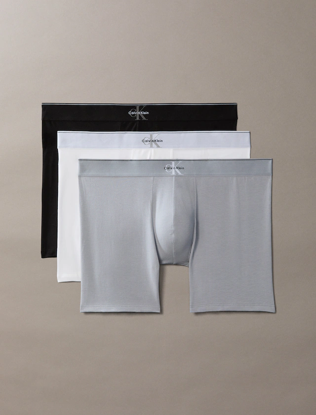 Calvin Klein Underwear Boxershorts »Boxer Brief 3PK« Packung, 3er-Pack, Körpernahe Passform mit elastischem Bund