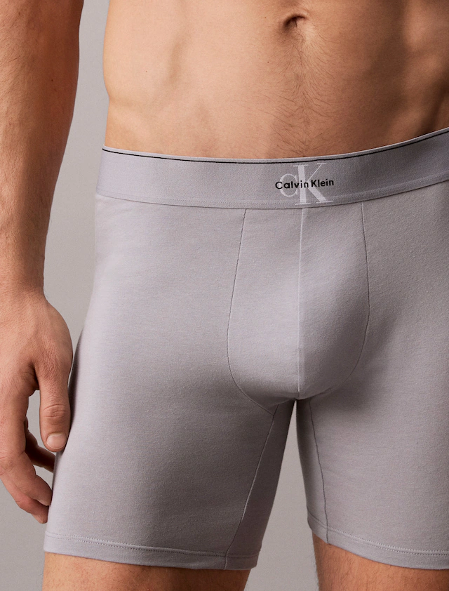 Calvin Klein Underwear Boxershorts »Boxer Brief 3PK« Packung, 3er-Pack, Körpernahe Passform mit elastischem Bund