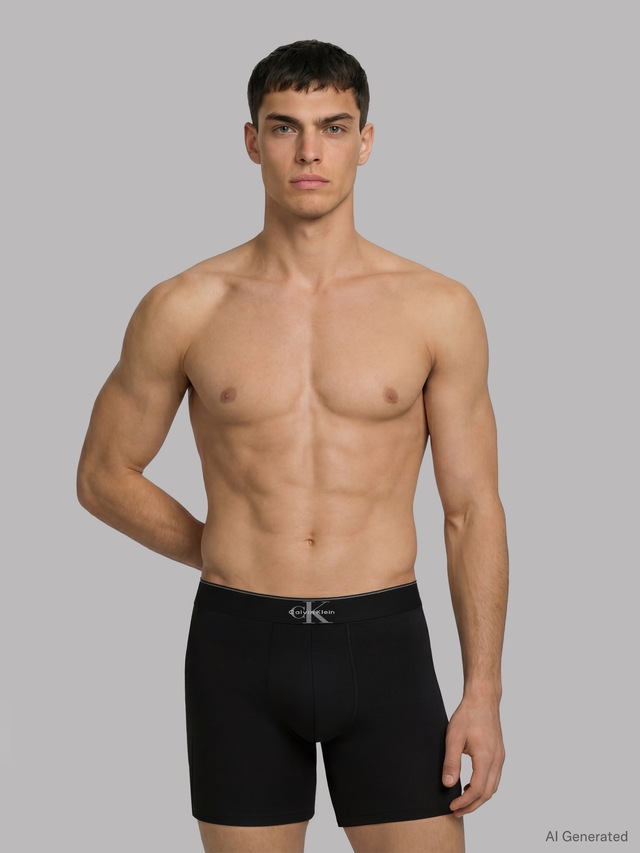 Calvin Klein Underwear Boxershorts »Boxer Brief 3PK« Packung, 3er-Pack, Körpernahe Passform mit elastischem Bund