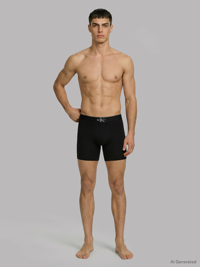 Calvin Klein Underwear Boxershorts »Boxer Brief 3PK« Packung, 3er-Pack, Körpernahe Passform mit elastischem Bund