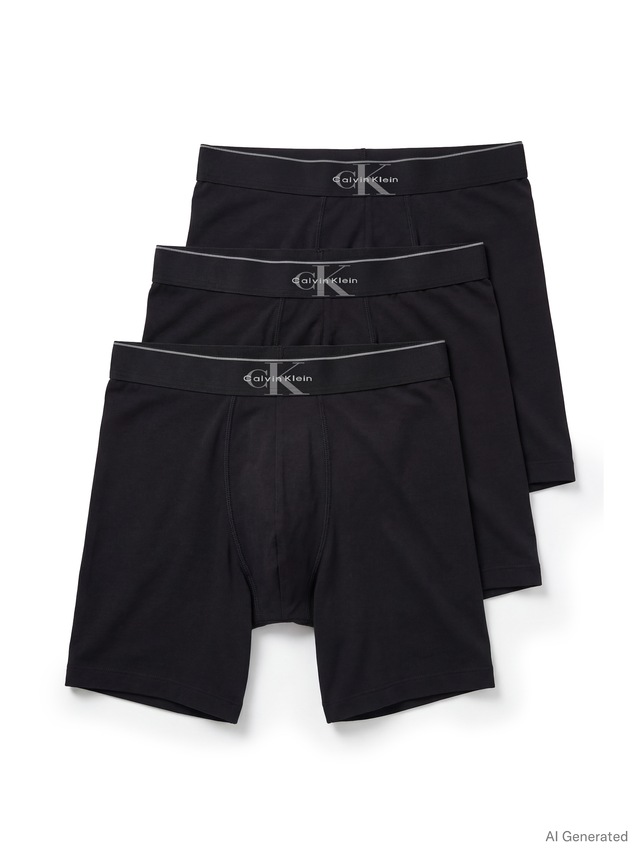 Calvin Klein Underwear Boxershorts »Boxer Brief 3PK« Packung, 3er-Pack, Körpernahe Passform mit elastischem Bund