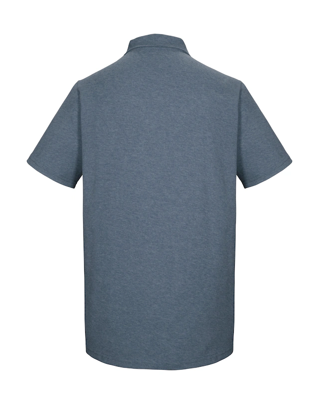 Killtec Poloshirt »KOS 82 MN PLSHRT« Sportliches Herren Poloshirt mit Melange-Optik und Knopfleiste